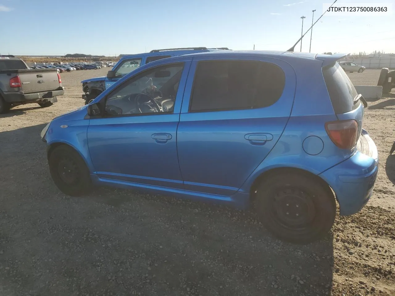 2005 Toyota Echo VIN: JTDKT123750086363 Lot: 76631484