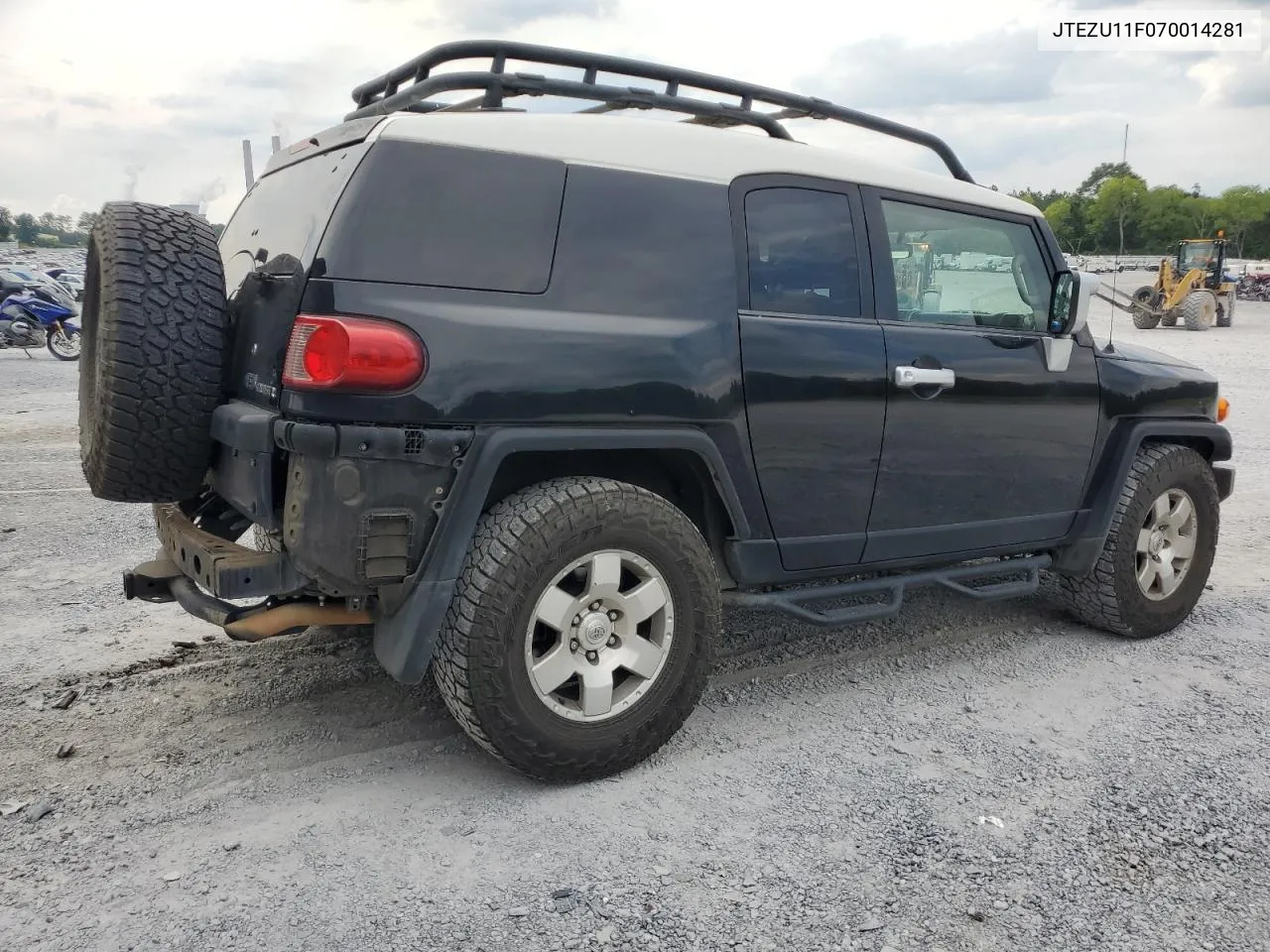 2007 Toyota Fj Cruiser VIN: JTEZU11F070014281 Lot: 58240434