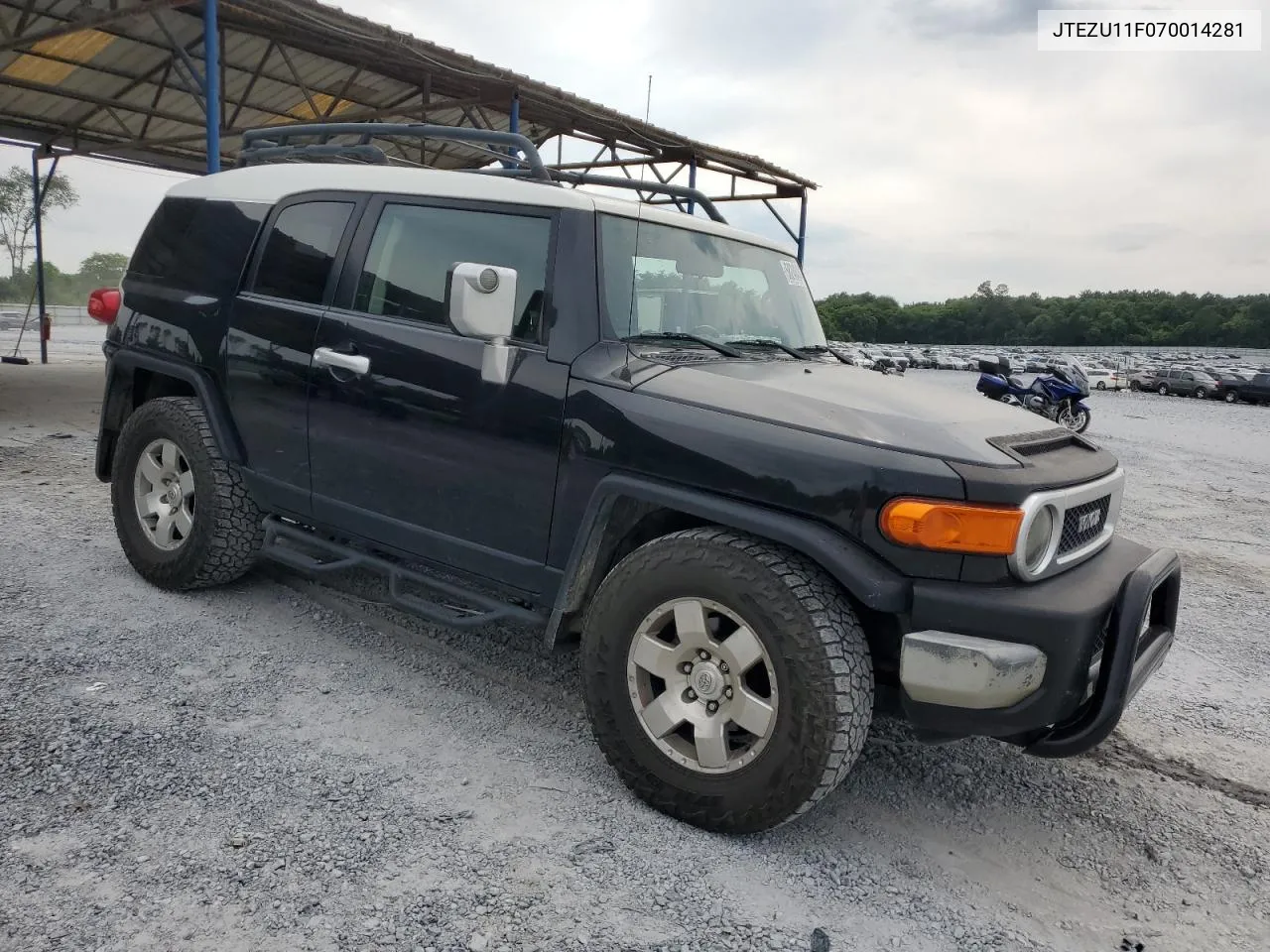 2007 Toyota Fj Cruiser VIN: JTEZU11F070014281 Lot: 58240434