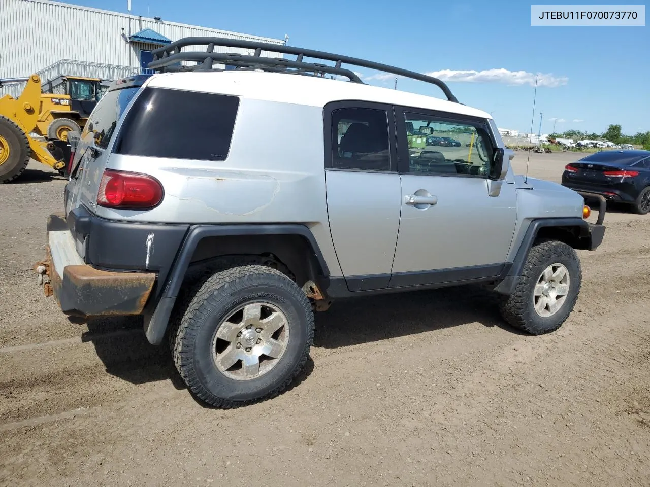 2007 Toyota Fj Cruiser VIN: JTEBU11F070073770 Lot: 61138874