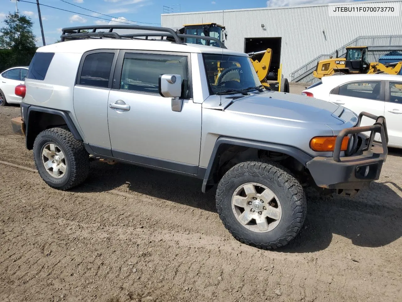 2007 Toyota Fj Cruiser VIN: JTEBU11F070073770 Lot: 61138874