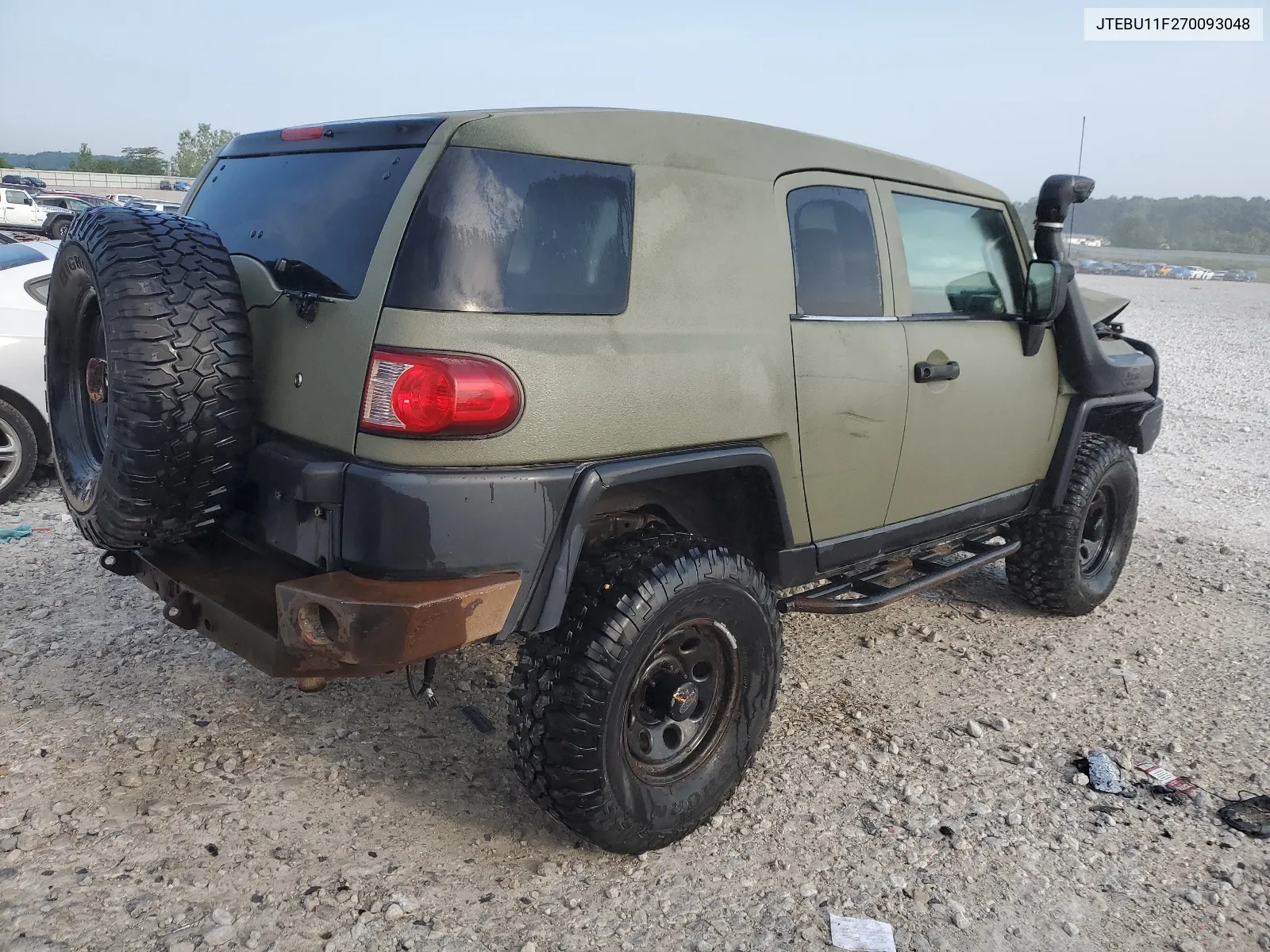 2007 Toyota Fj Cruiser VIN: JTEBU11F270093048 Lot: 63552894