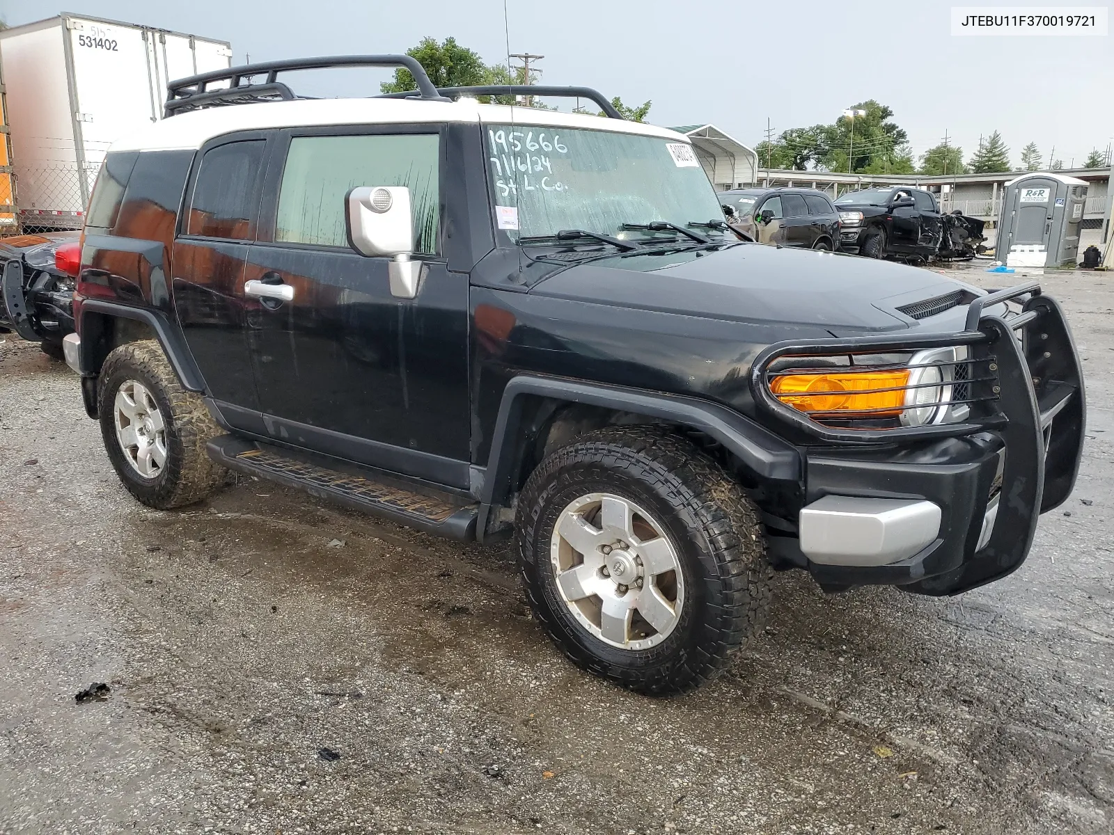 2007 Toyota Fj Cruiser VIN: JTEBU11F370019721 Lot: 64882754