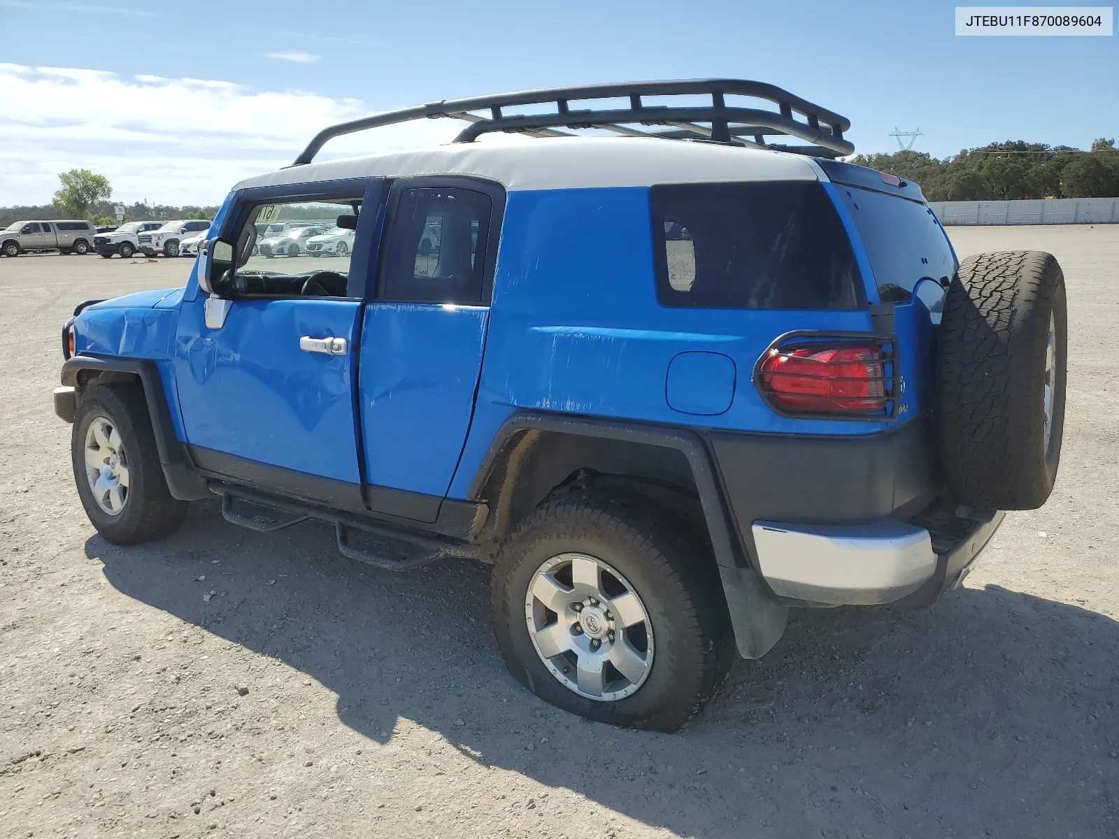 2007 Toyota Fj Cruiser VIN: JTEBU11F870089604 Lot: 67740604