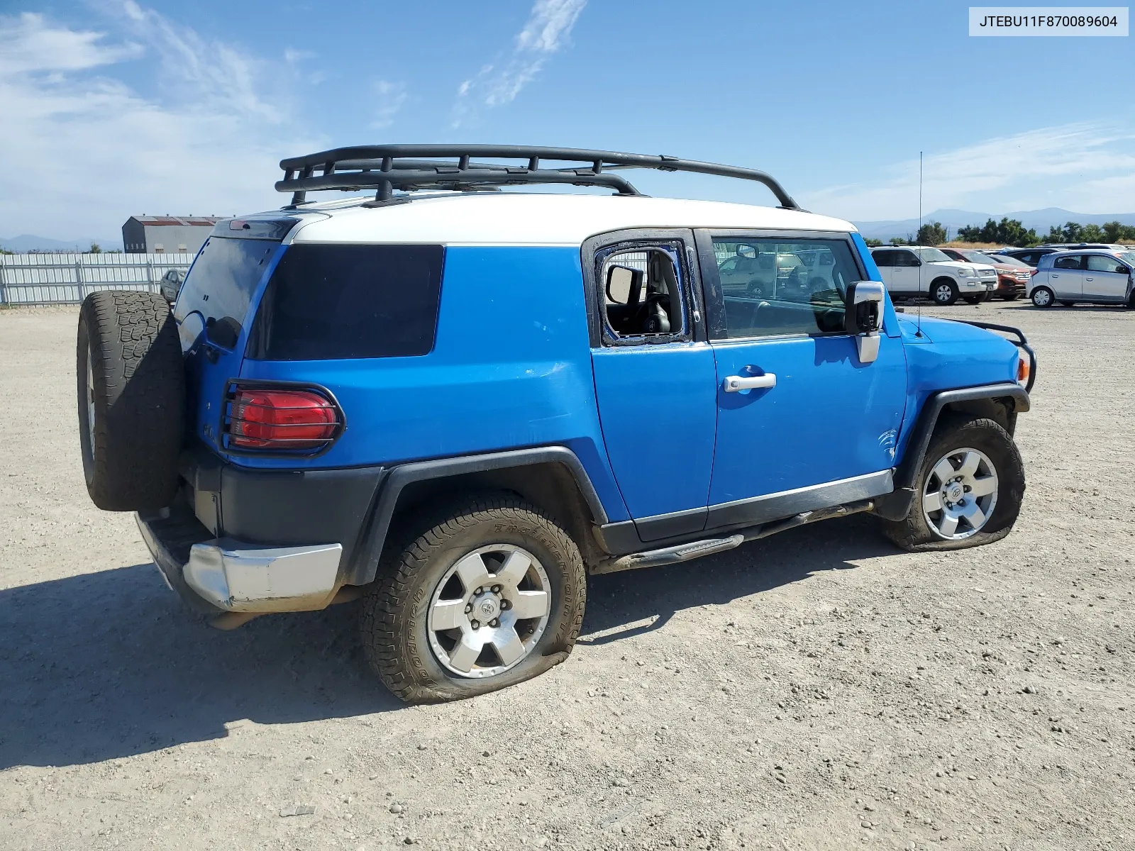 2007 Toyota Fj Cruiser VIN: JTEBU11F870089604 Lot: 67740604