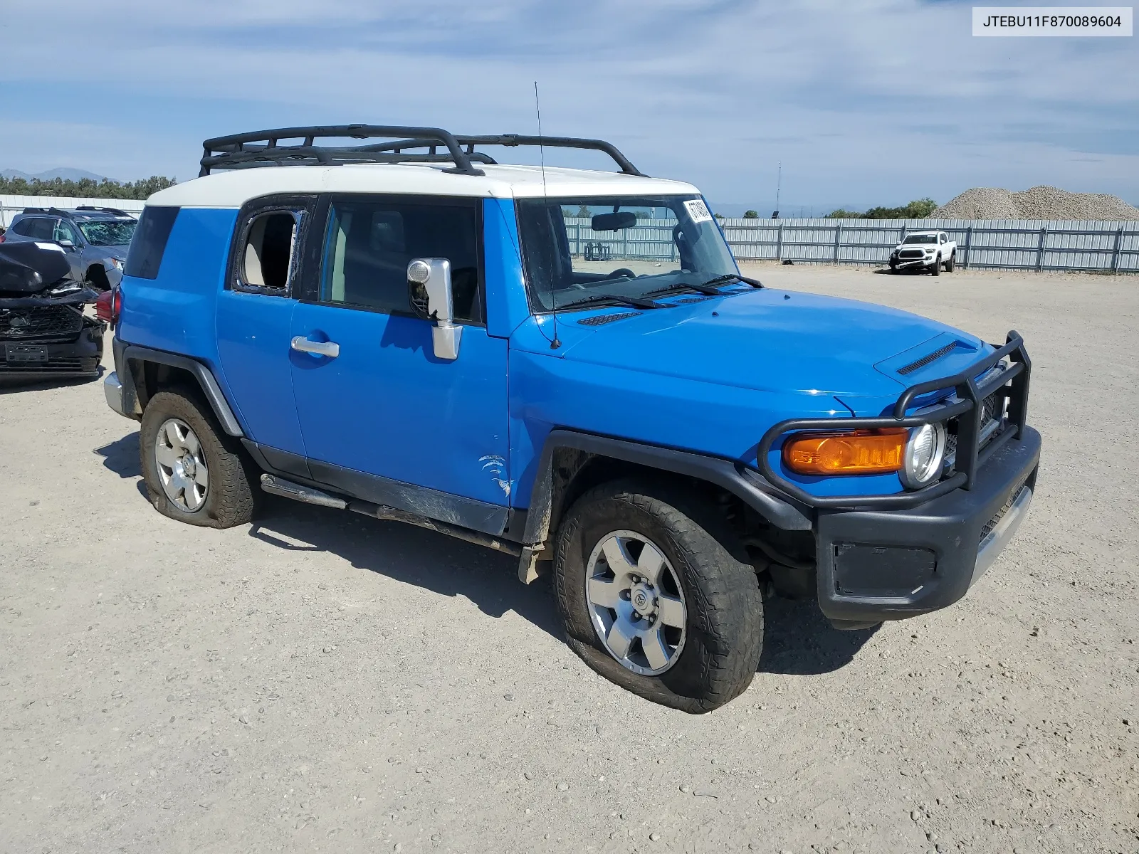 2007 Toyota Fj Cruiser VIN: JTEBU11F870089604 Lot: 67740604