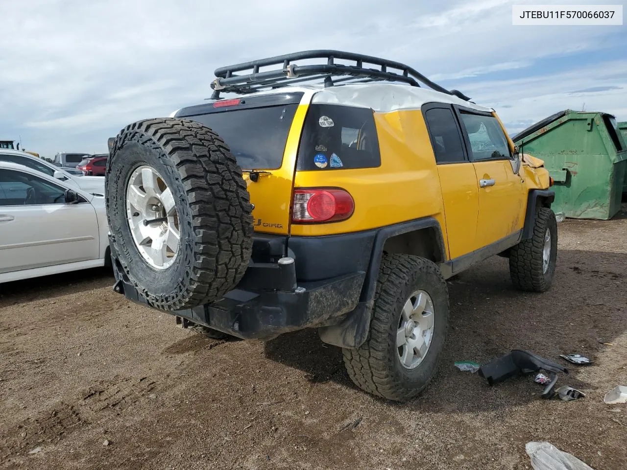 2007 Toyota Fj Cruiser VIN: JTEBU11F570066037 Lot: 68915874