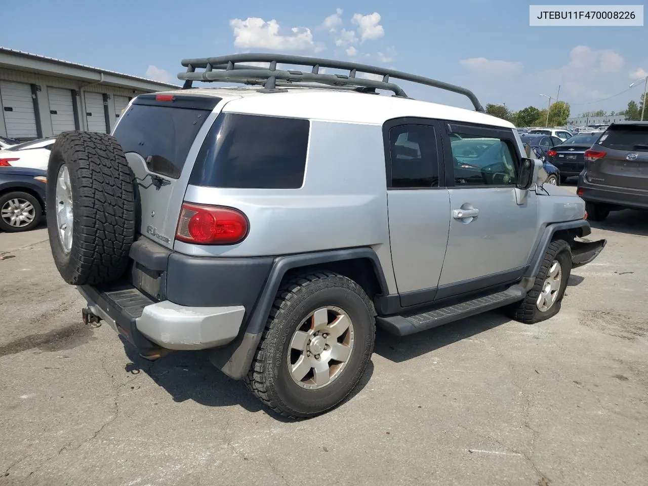 2007 Toyota Fj Cruiser VIN: JTEBU11F470008226 Lot: 69512984