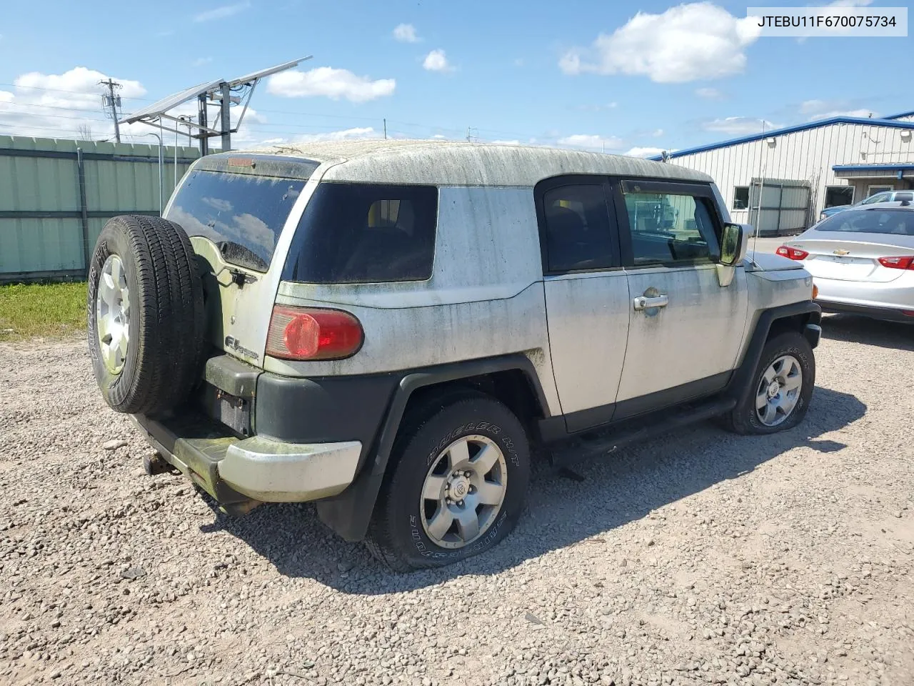 JTEBU11F670075734 2007 Toyota Fj Cruiser