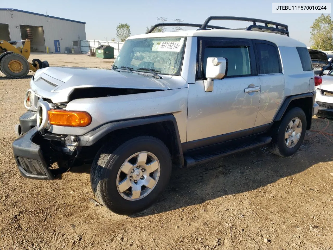 2007 Toyota Fj Cruiser VIN: JTEBU11F570010244 Lot: 69716214