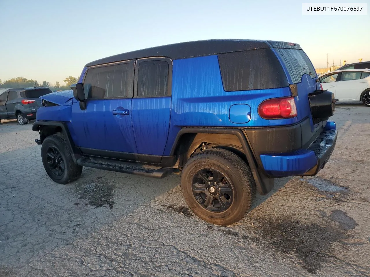 2007 Toyota Fj Cruiser VIN: JTEBU11F570076597 Lot: 70015584