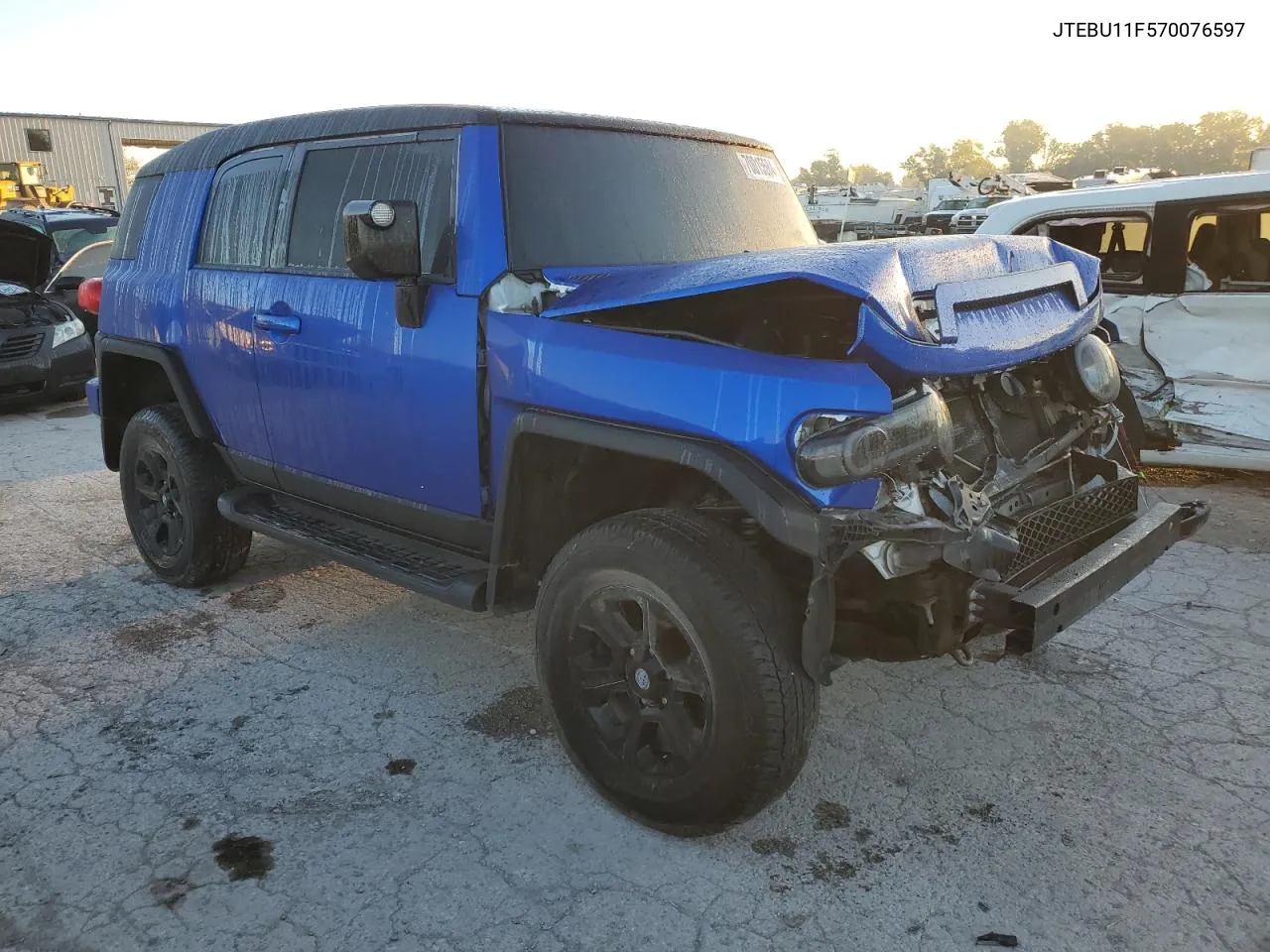 2007 Toyota Fj Cruiser VIN: JTEBU11F570076597 Lot: 70015584