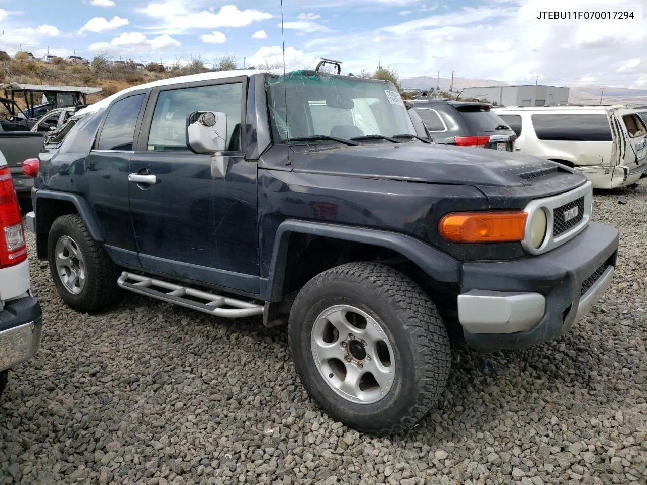 2007 Toyota Fj Cruiser VIN: JTEBU11F070017294 Lot: 70308414