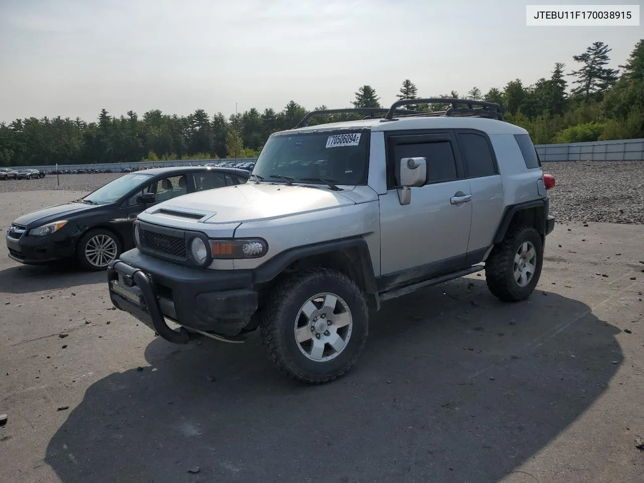 2007 Toyota Fj Cruiser VIN: JTEBU11F170038915 Lot: 70506094