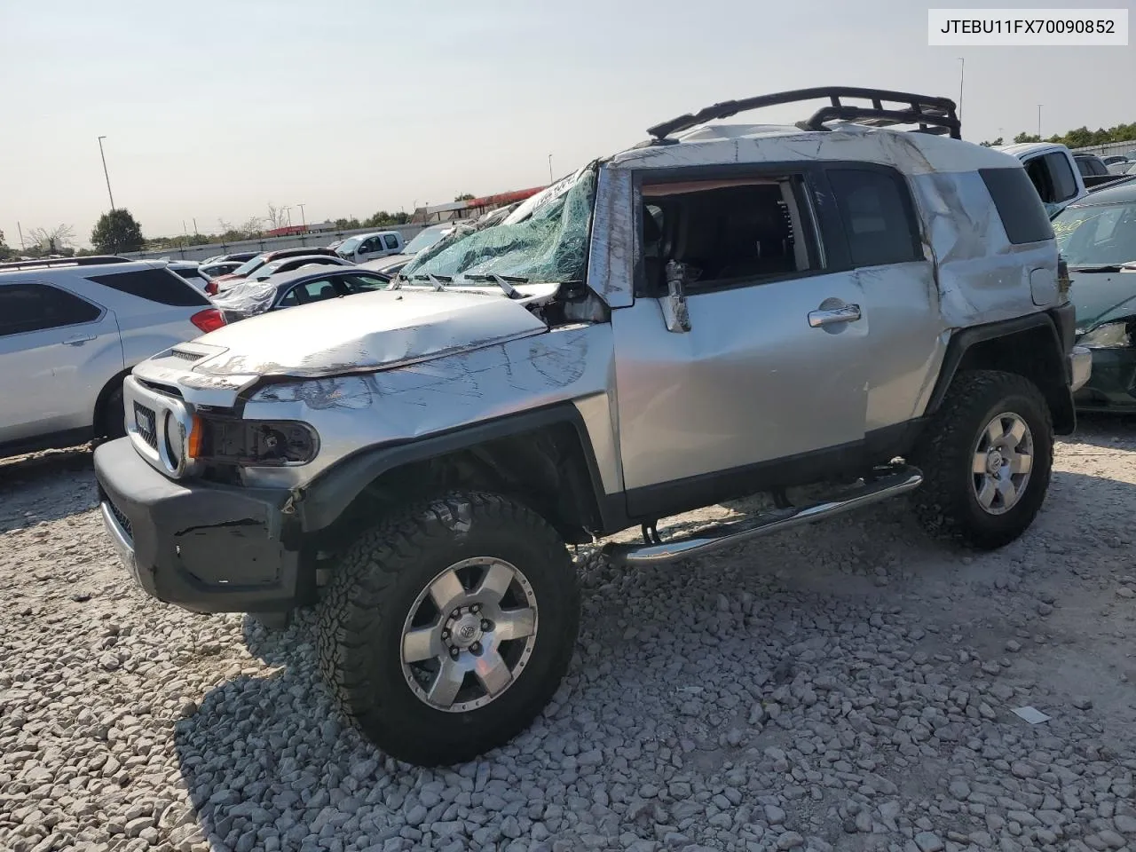 2007 Toyota Fj Cruiser VIN: JTEBU11FX70090852 Lot: 70624384