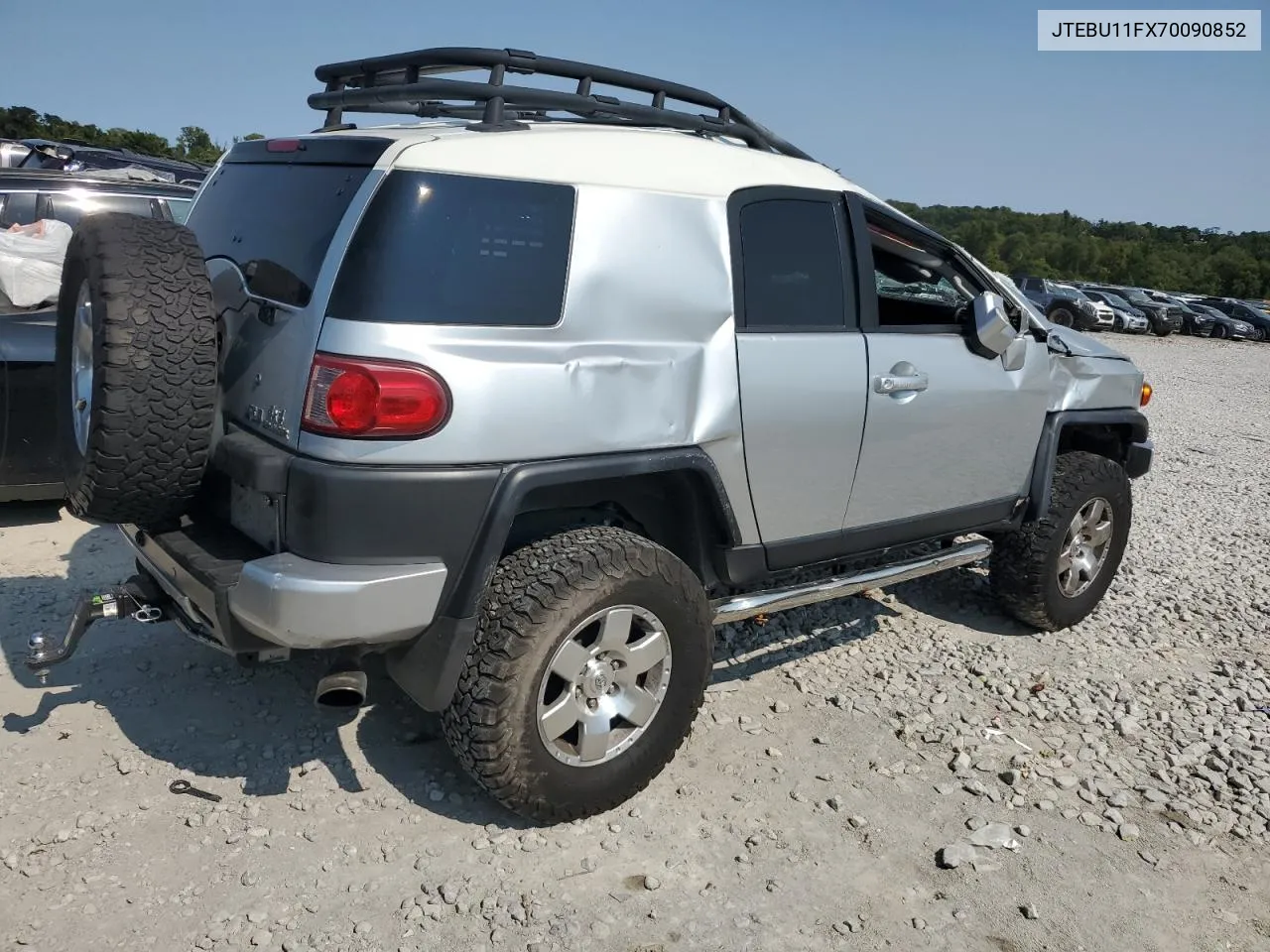 2007 Toyota Fj Cruiser VIN: JTEBU11FX70090852 Lot: 70624384