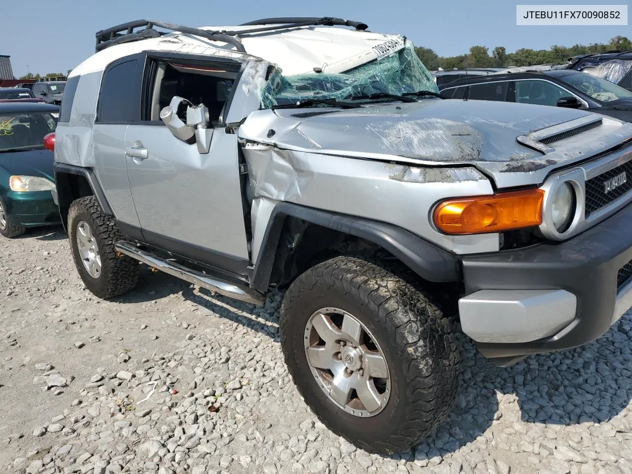 2007 Toyota Fj Cruiser VIN: JTEBU11FX70090852 Lot: 70624384