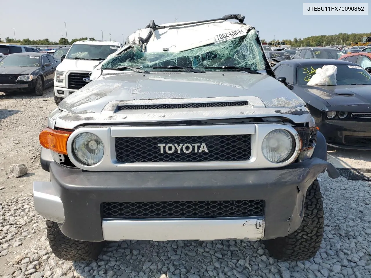 2007 Toyota Fj Cruiser VIN: JTEBU11FX70090852 Lot: 70624384