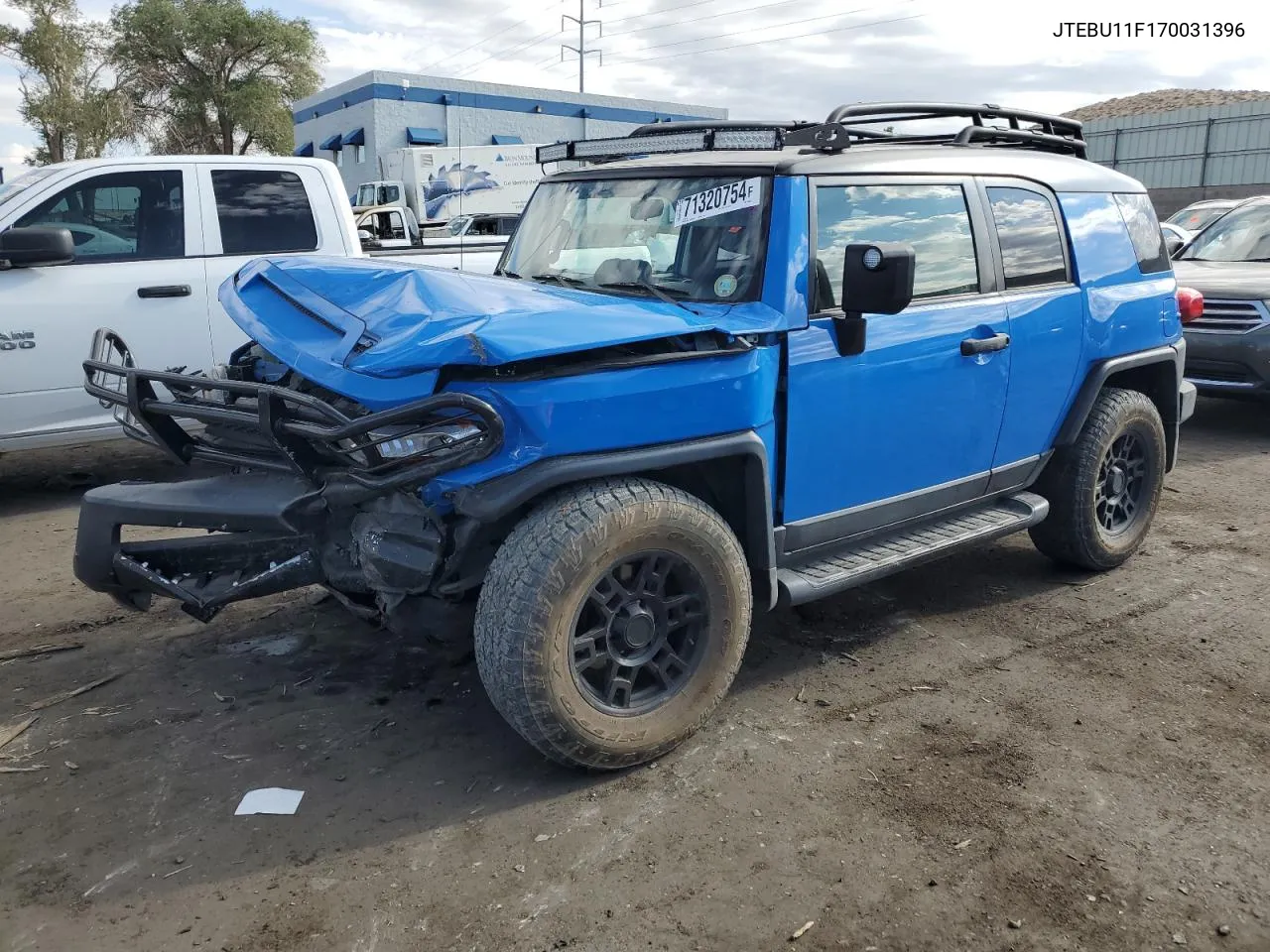 2007 Toyota Fj Cruiser VIN: JTEBU11F170031396 Lot: 71320754