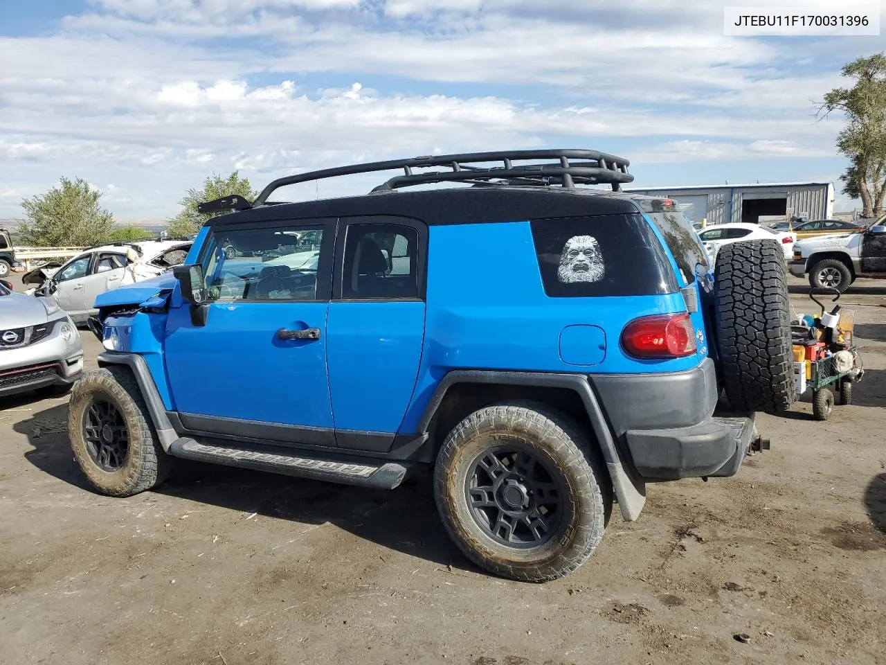 2007 Toyota Fj Cruiser VIN: JTEBU11F170031396 Lot: 71320754