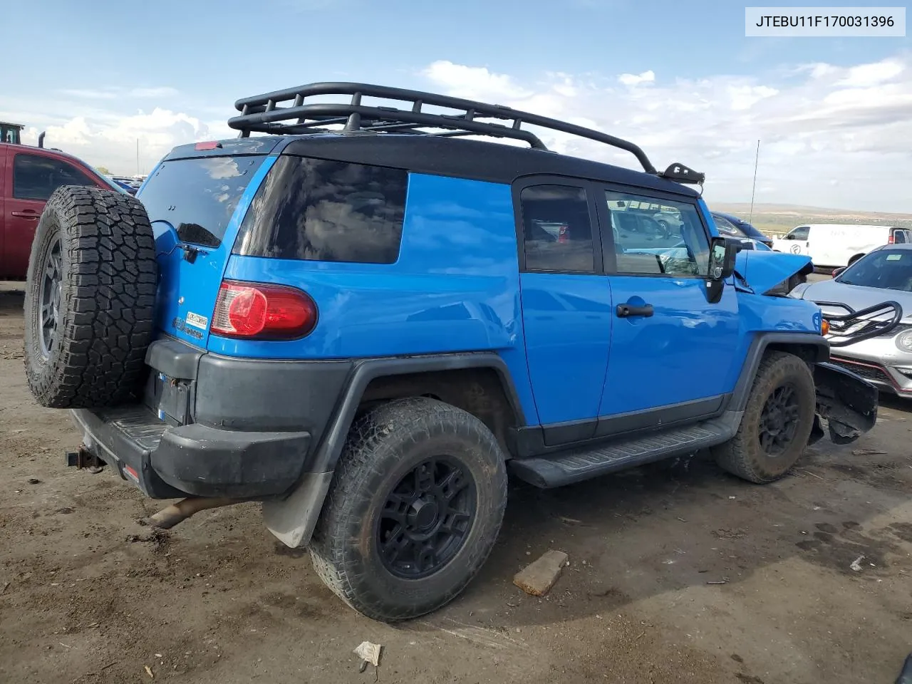 2007 Toyota Fj Cruiser VIN: JTEBU11F170031396 Lot: 71320754