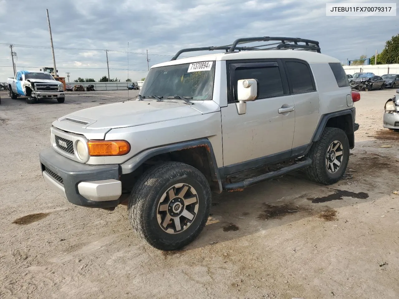 2007 Toyota Fj Cruiser VIN: JTEBU11FX70079317 Lot: 71370894