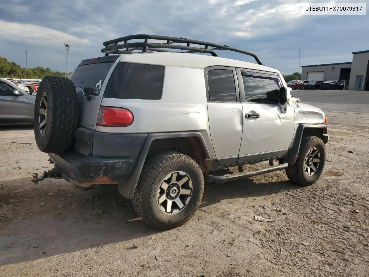 2007 Toyota Fj Cruiser VIN: JTEBU11FX70079317 Lot: 71370894