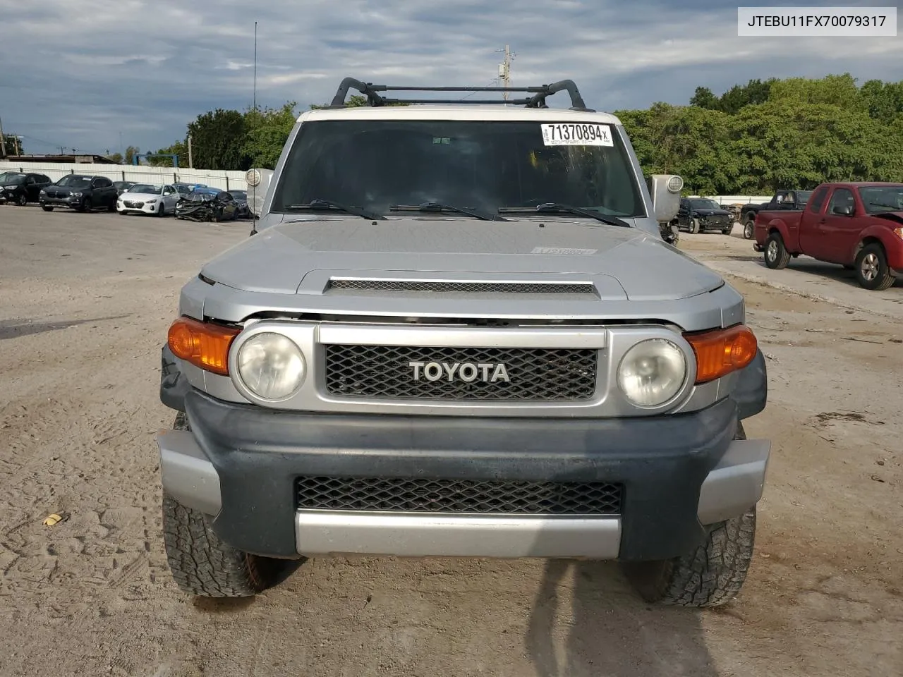 2007 Toyota Fj Cruiser VIN: JTEBU11FX70079317 Lot: 71370894