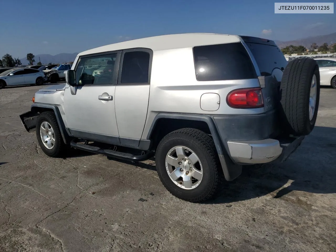 2007 Toyota Fj Cruiser VIN: JTEZU11F070011235 Lot: 71858094