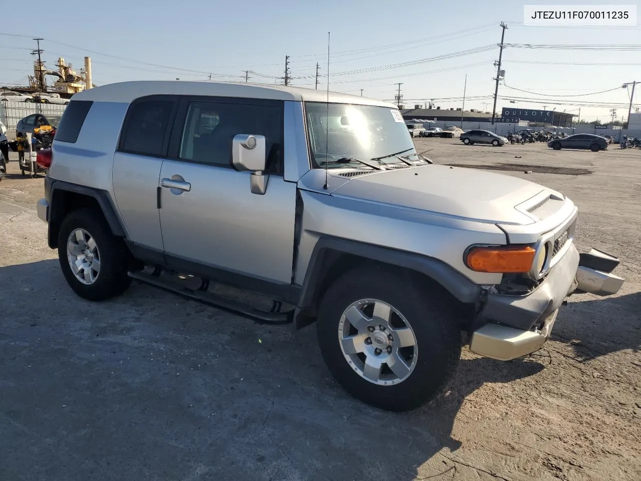 2007 Toyota Fj Cruiser VIN: JTEZU11F070011235 Lot: 71858094