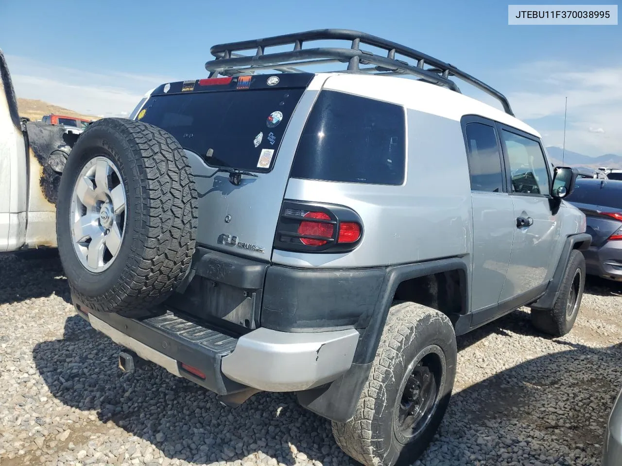 2007 Toyota Fj Cruiser VIN: JTEBU11F370038995 Lot: 72093744