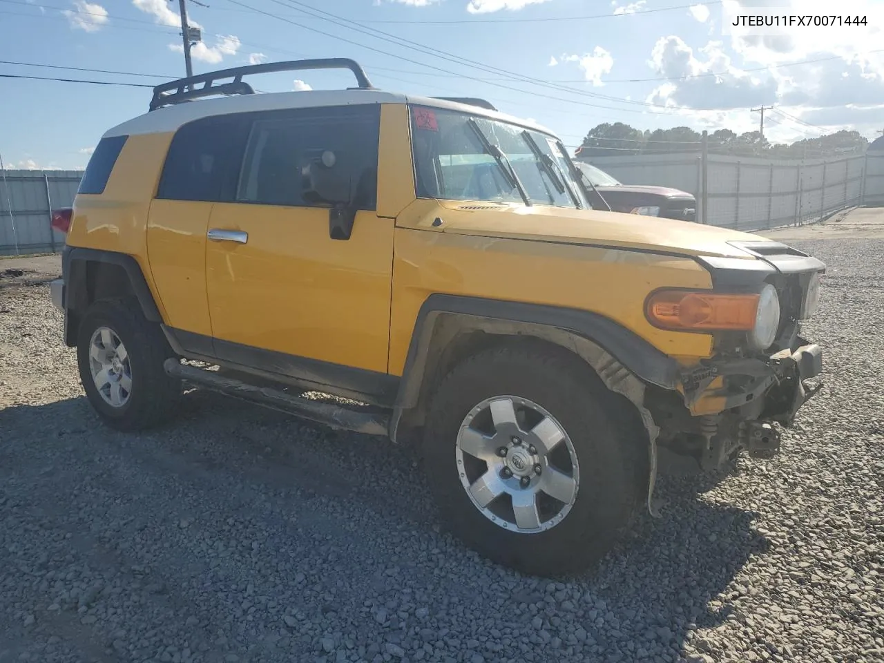 2007 Toyota Fj Cruiser VIN: JTEBU11FX70071444 Lot: 73039654