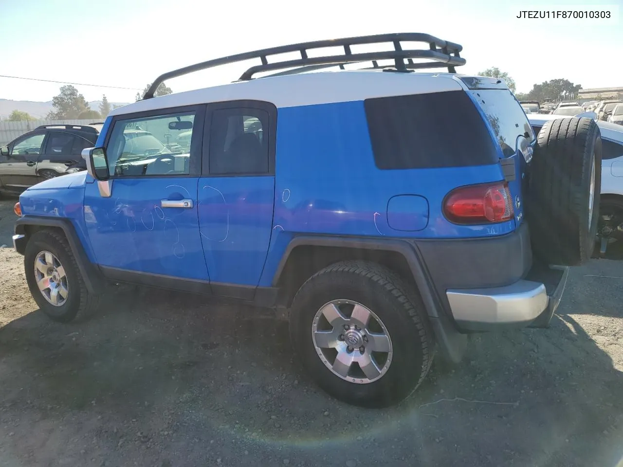 2007 Toyota Fj Cruiser VIN: JTEZU11F870010303 Lot: 73670704