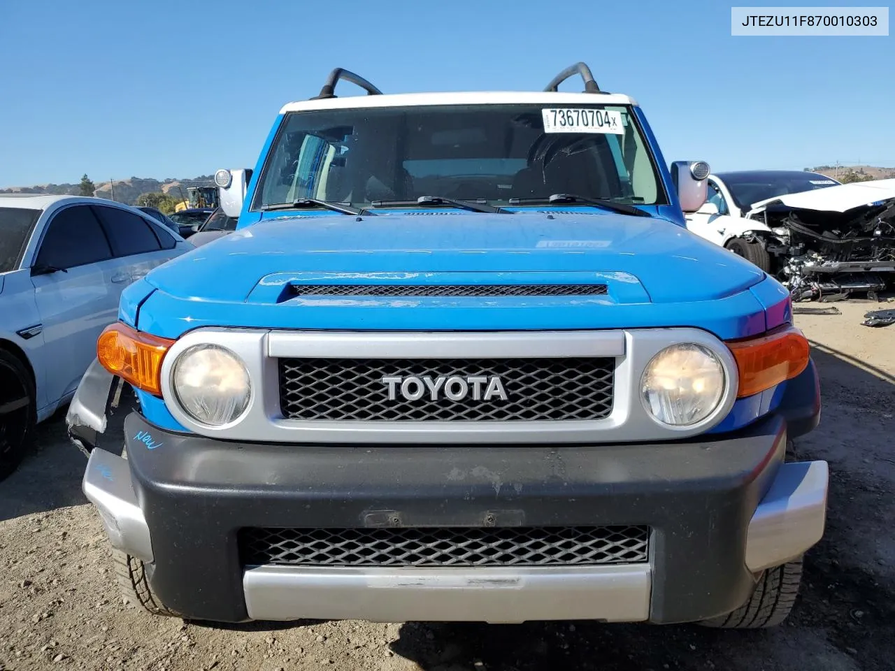 JTEZU11F870010303 2007 Toyota Fj Cruiser