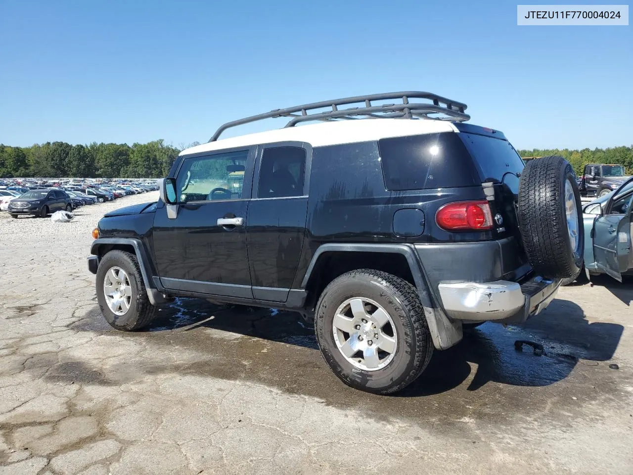 2007 Toyota Fj Cruiser VIN: JTEZU11F770004024 Lot: 73705534