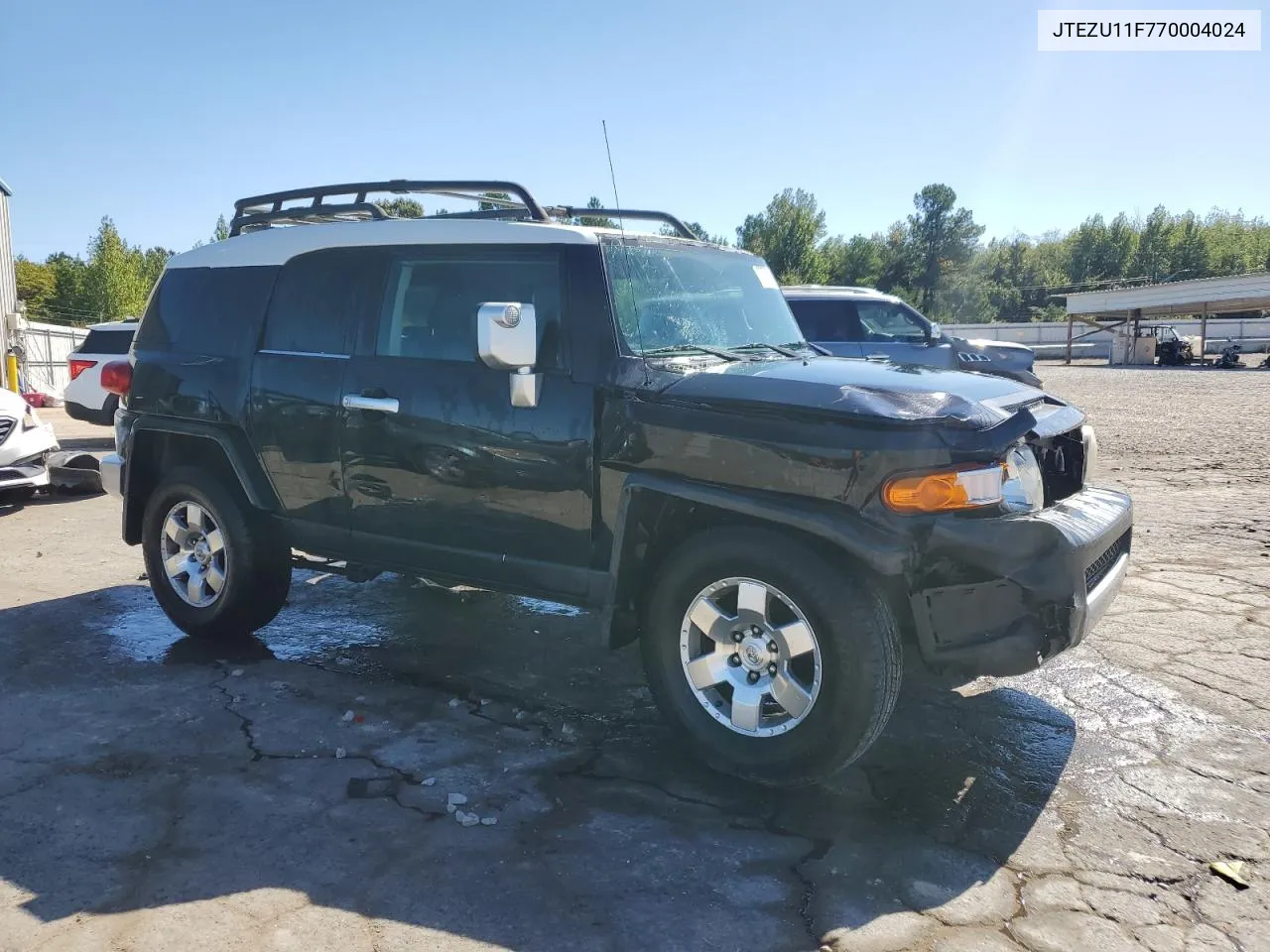 2007 Toyota Fj Cruiser VIN: JTEZU11F770004024 Lot: 73705534