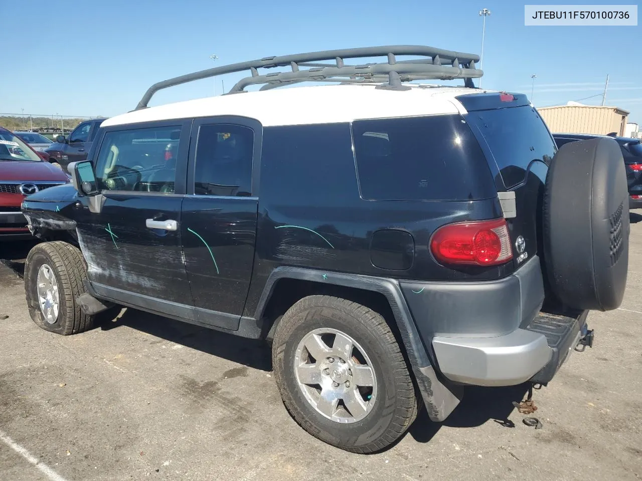 2007 Toyota Fj Cruiser VIN: JTEBU11F570100736 Lot: 74075984