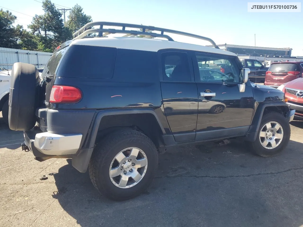 2007 Toyota Fj Cruiser VIN: JTEBU11F570100736 Lot: 74075984