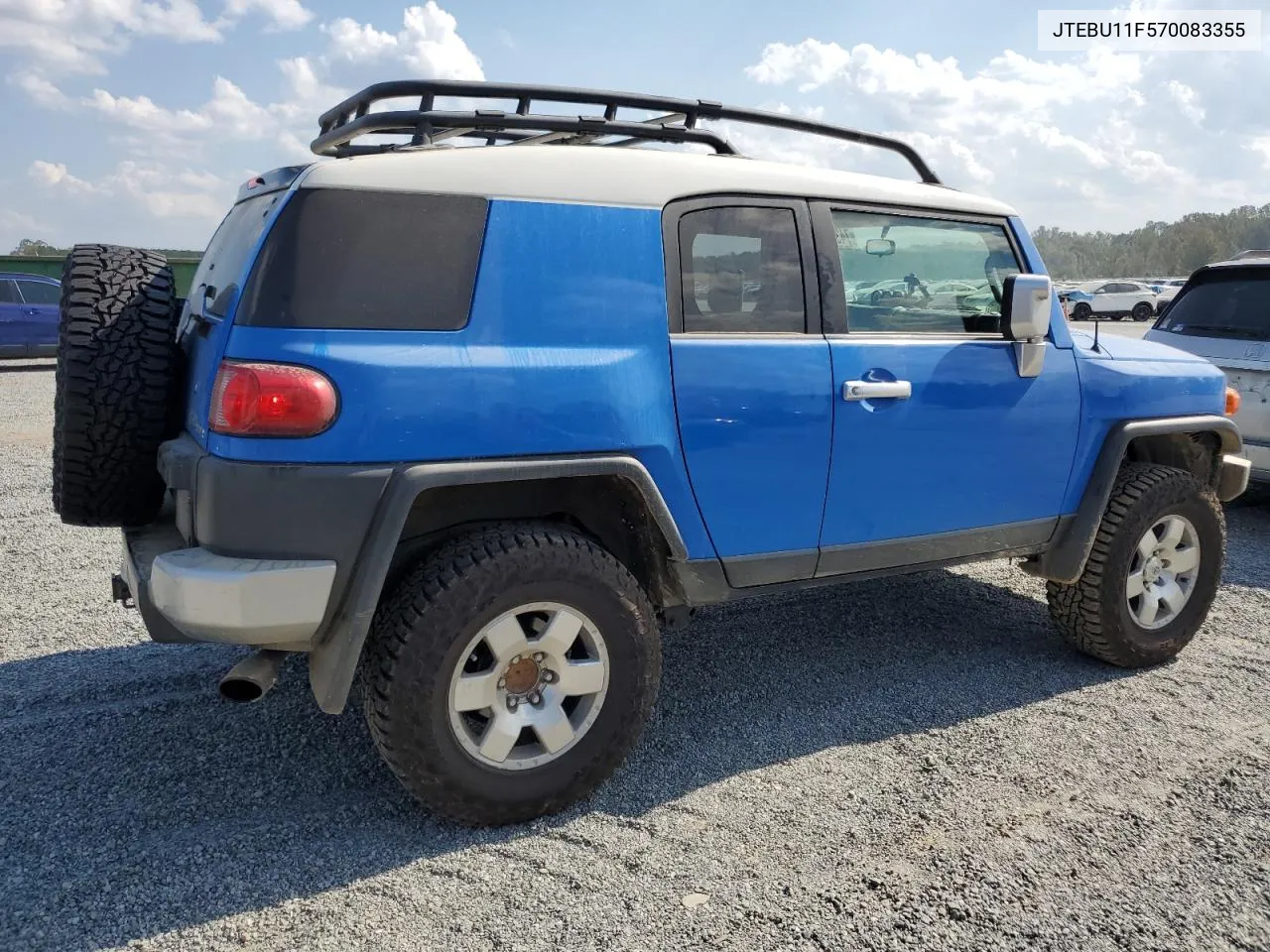 2007 Toyota Fj Cruiser VIN: JTEBU11F570083355 Lot: 74391414