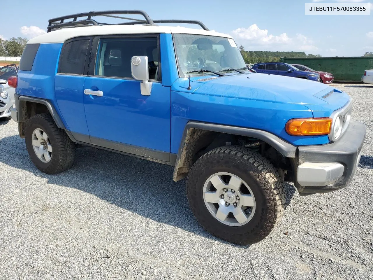 2007 Toyota Fj Cruiser VIN: JTEBU11F570083355 Lot: 74391414