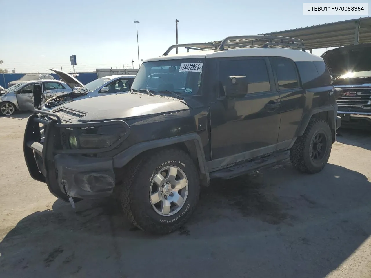 2007 Toyota Fj Cruiser VIN: JTEBU11F970088364 Lot: 74472924