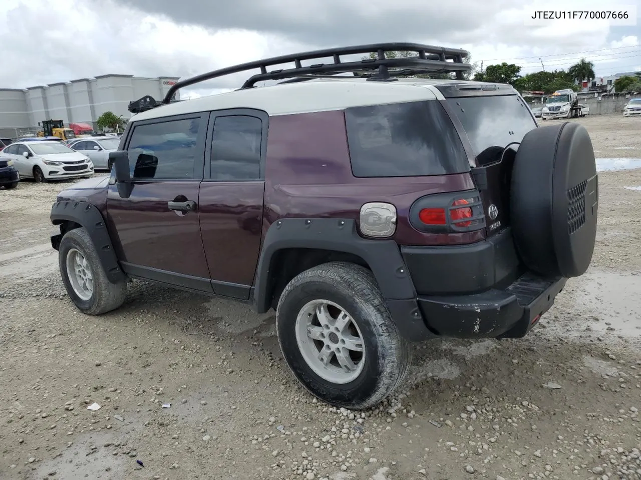 2007 Toyota Fj Cruiser VIN: JTEZU11F770007666 Lot: 74656464