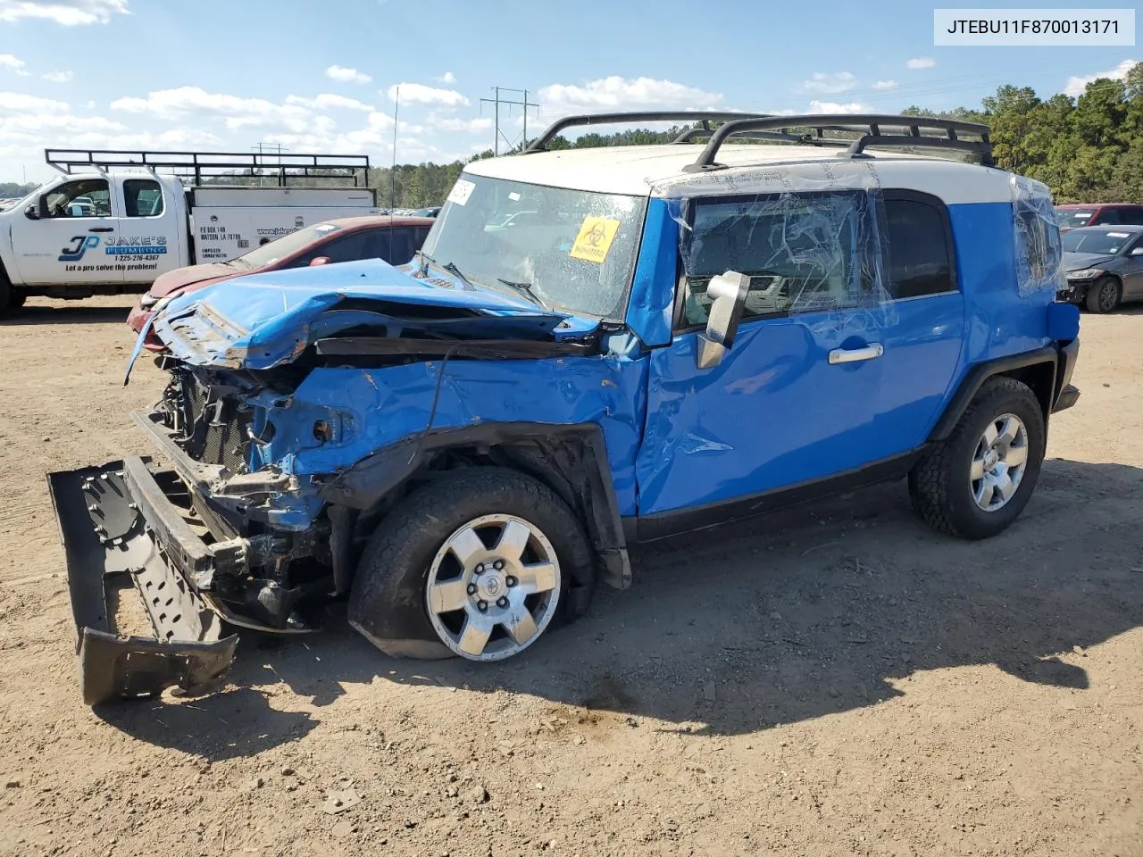 JTEBU11F870013171 2007 Toyota Fj Cruiser