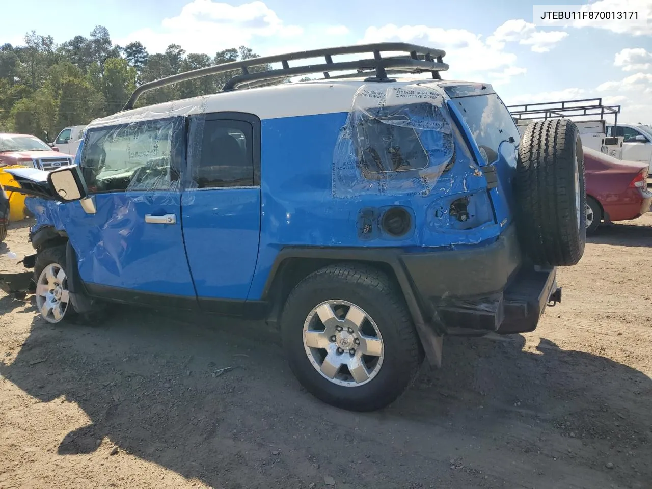 2007 Toyota Fj Cruiser VIN: JTEBU11F870013171 Lot: 74826154