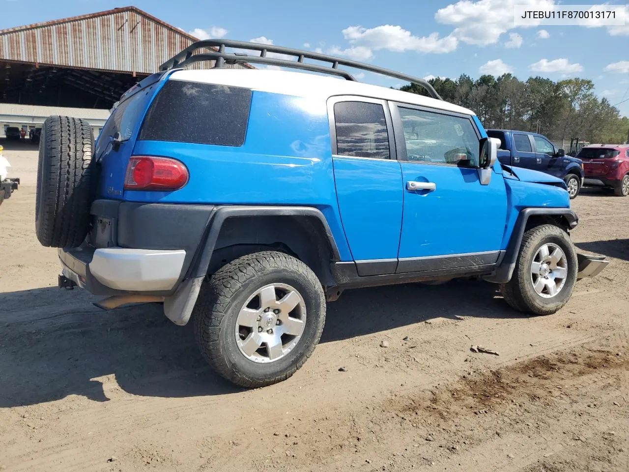 2007 Toyota Fj Cruiser VIN: JTEBU11F870013171 Lot: 74826154