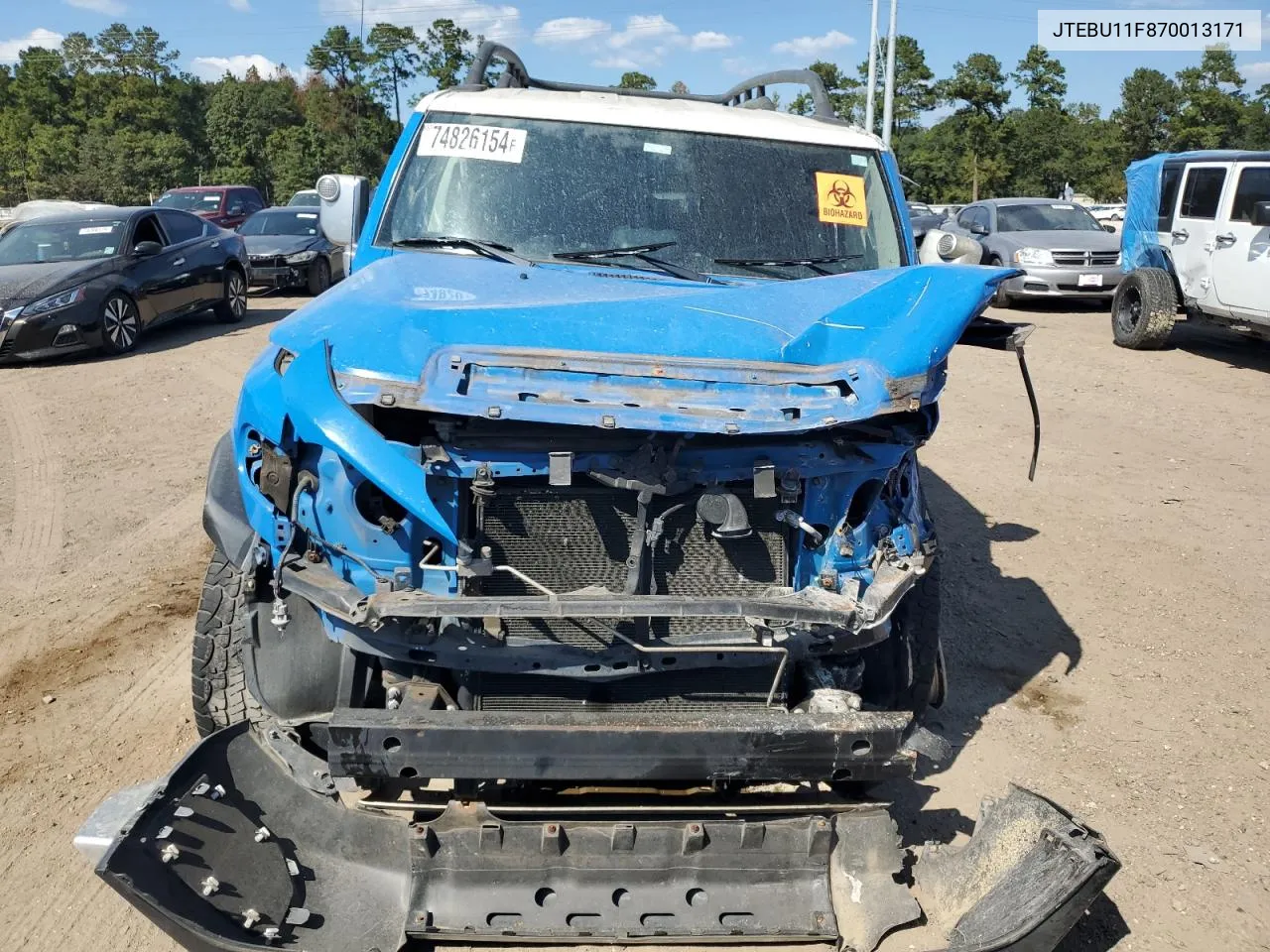 JTEBU11F870013171 2007 Toyota Fj Cruiser