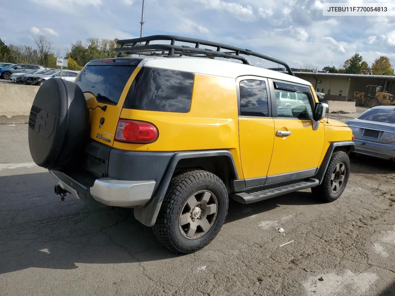 2007 Toyota Fj Cruiser VIN: JTEBU11F770054813 Lot: 74828624