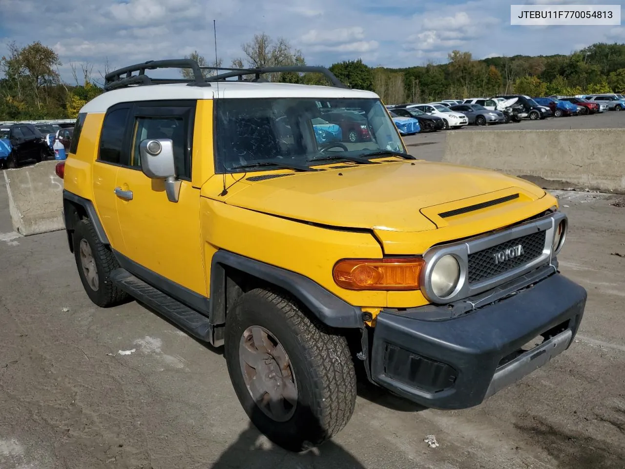 2007 Toyota Fj Cruiser VIN: JTEBU11F770054813 Lot: 74828624