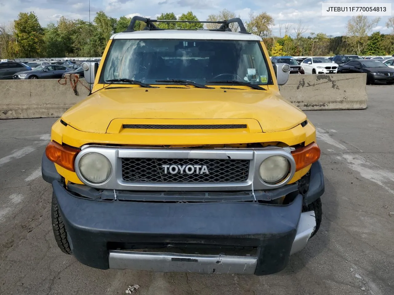 2007 Toyota Fj Cruiser VIN: JTEBU11F770054813 Lot: 74828624