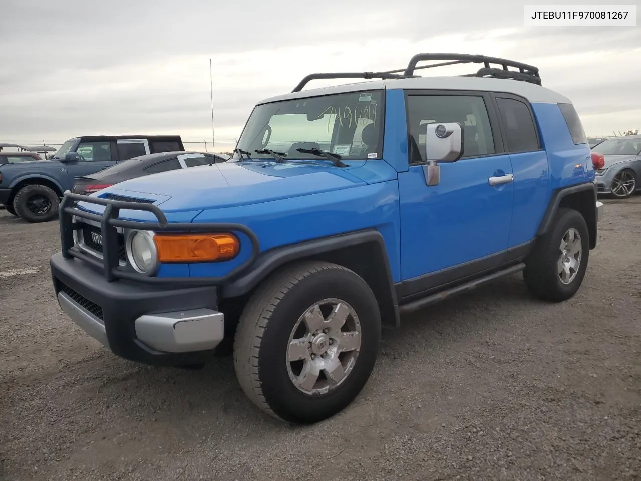 2007 Toyota Fj Cruiser VIN: JTEBU11F970081267 Lot: 74911814